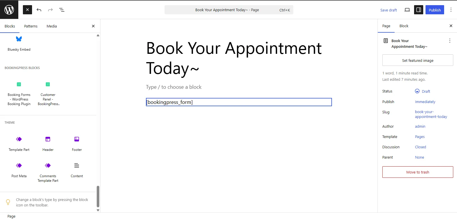Bookingpress Forms