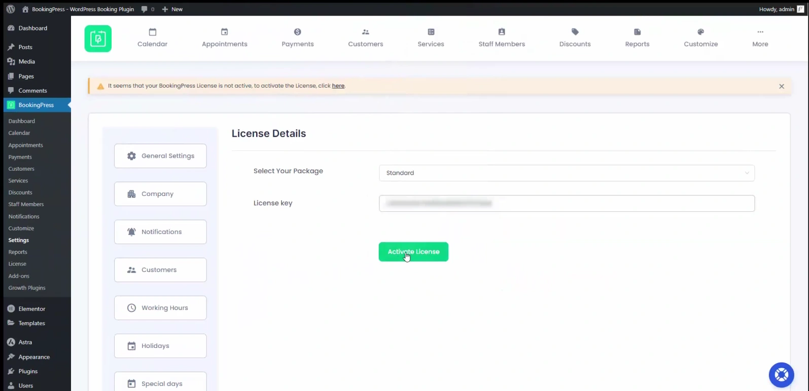 License Details