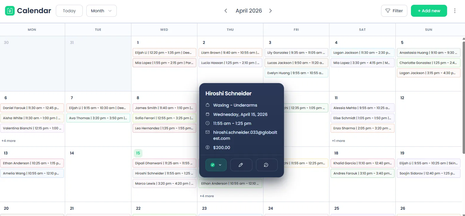 Reschedule Appointments