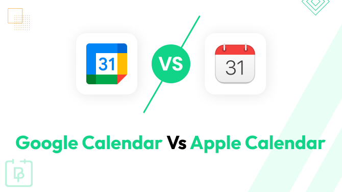 google vs apple calendar