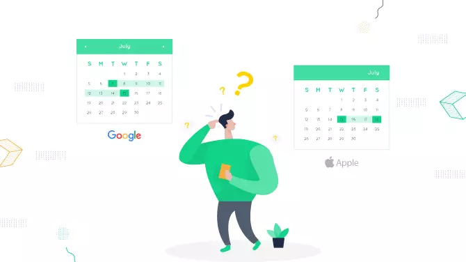 google vs apple calendar