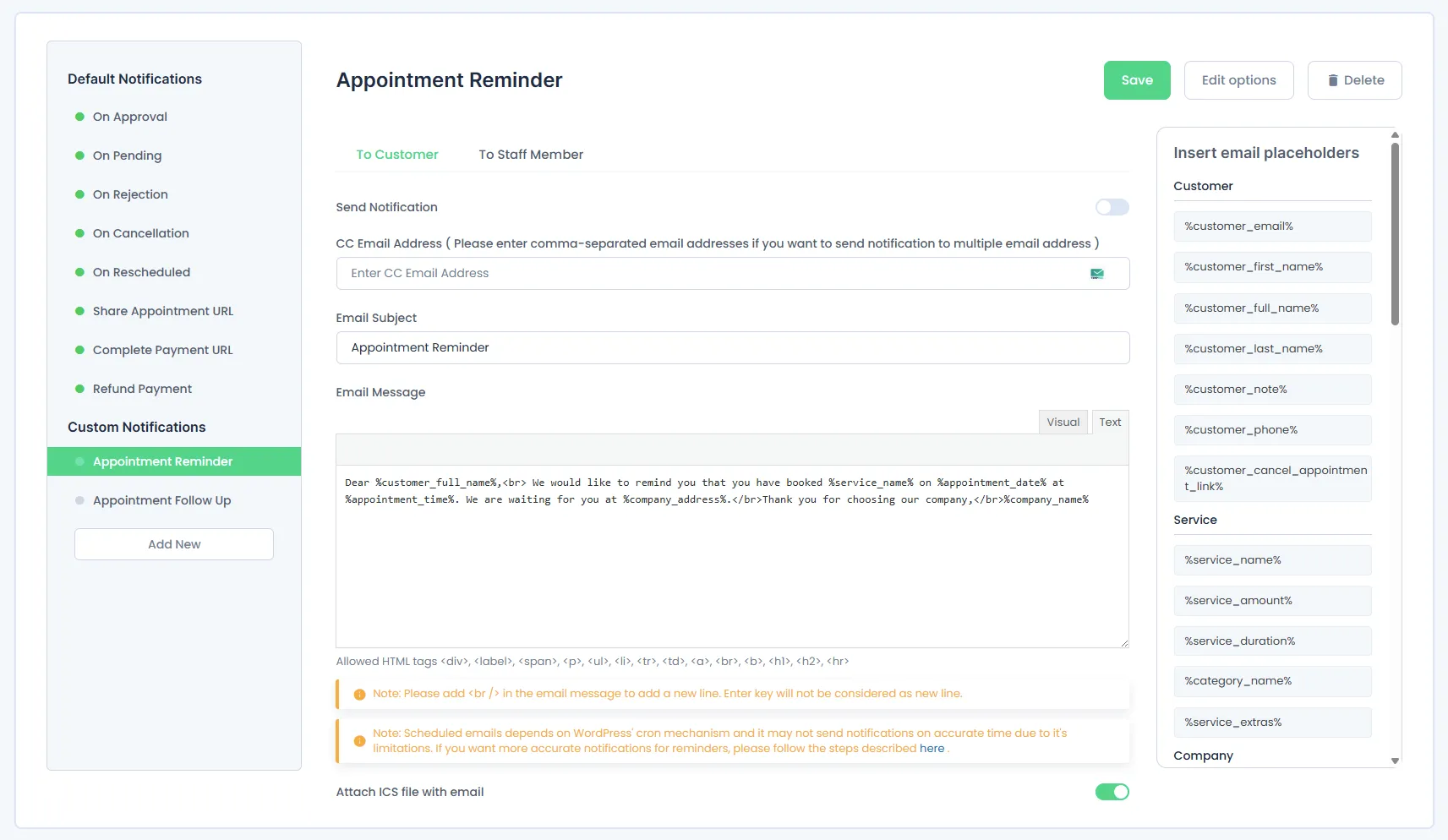 Appointment Reminder
