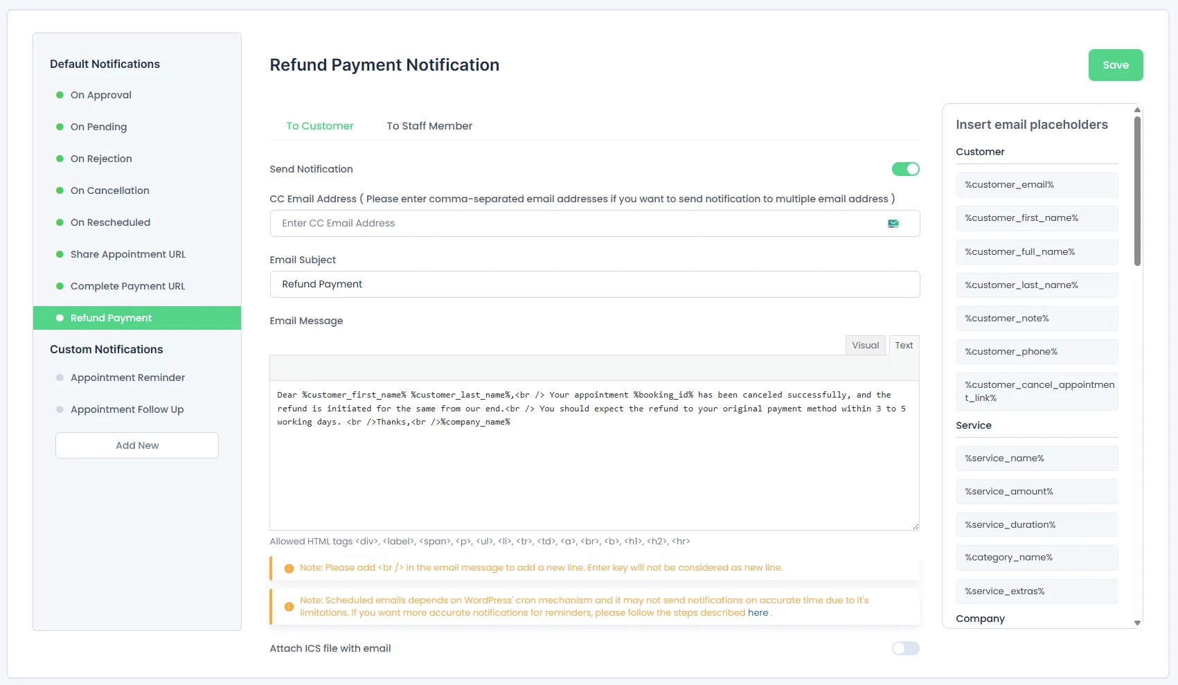 Refund Payment