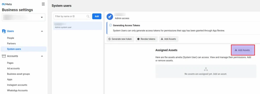 Add Asset Buttons