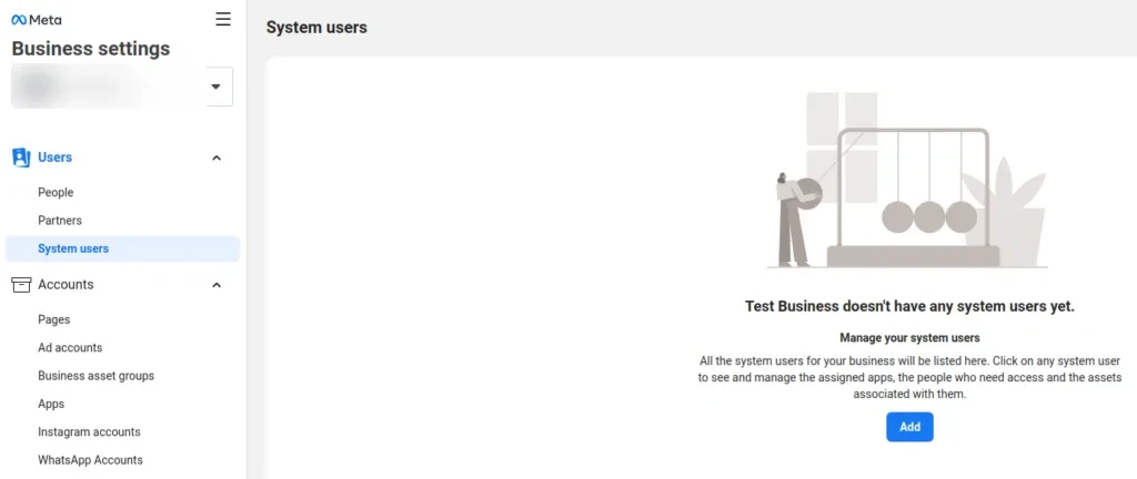 Add User for Permanent Access Token