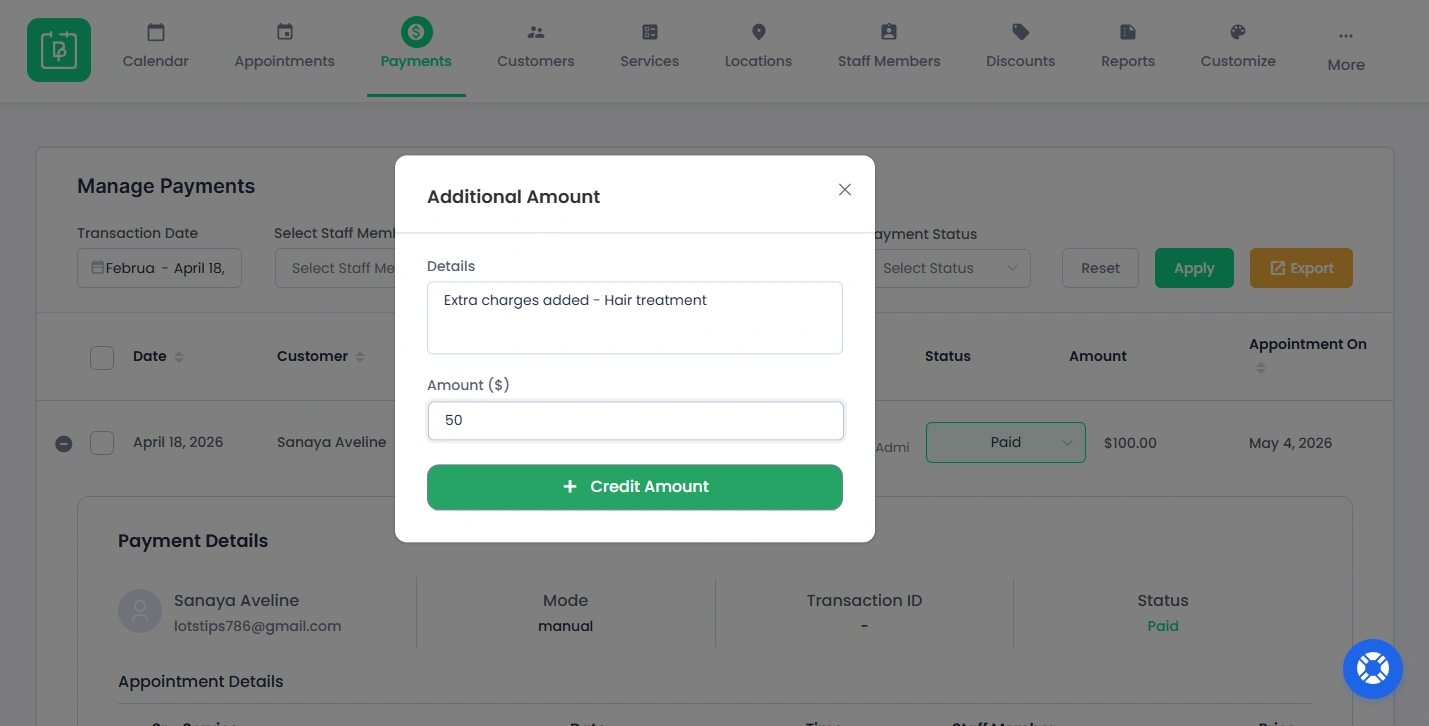 Add Amount