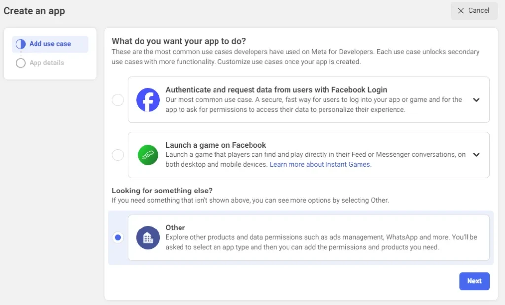 App Type as Other