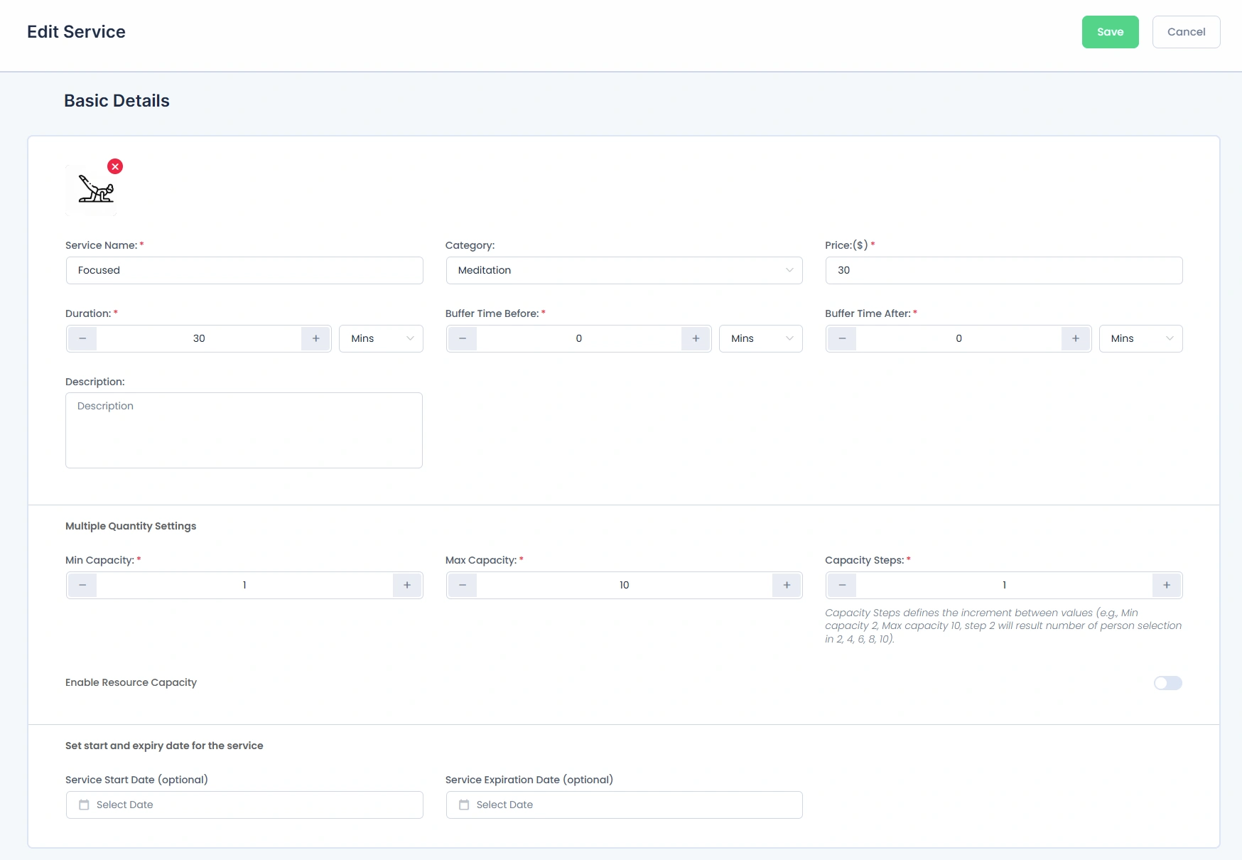 configure service
