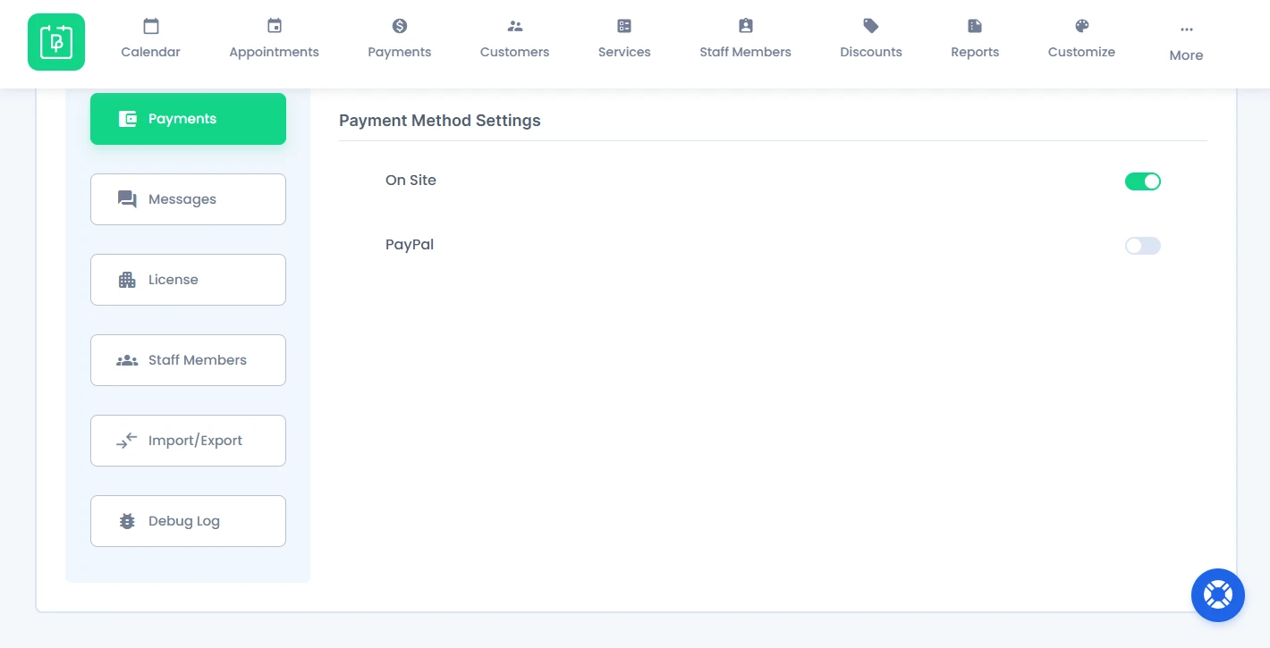 Payment Methods