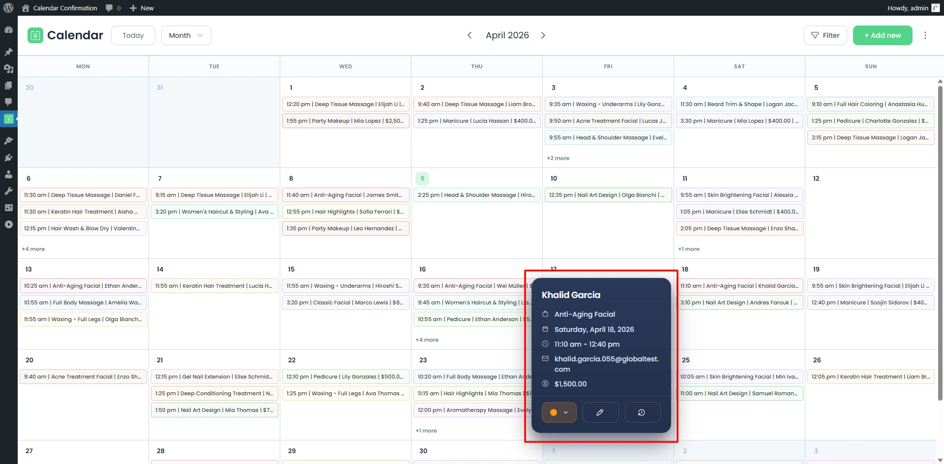 Rescheduling Appointment