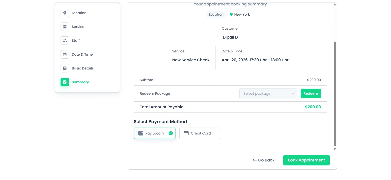 Select Payment Method