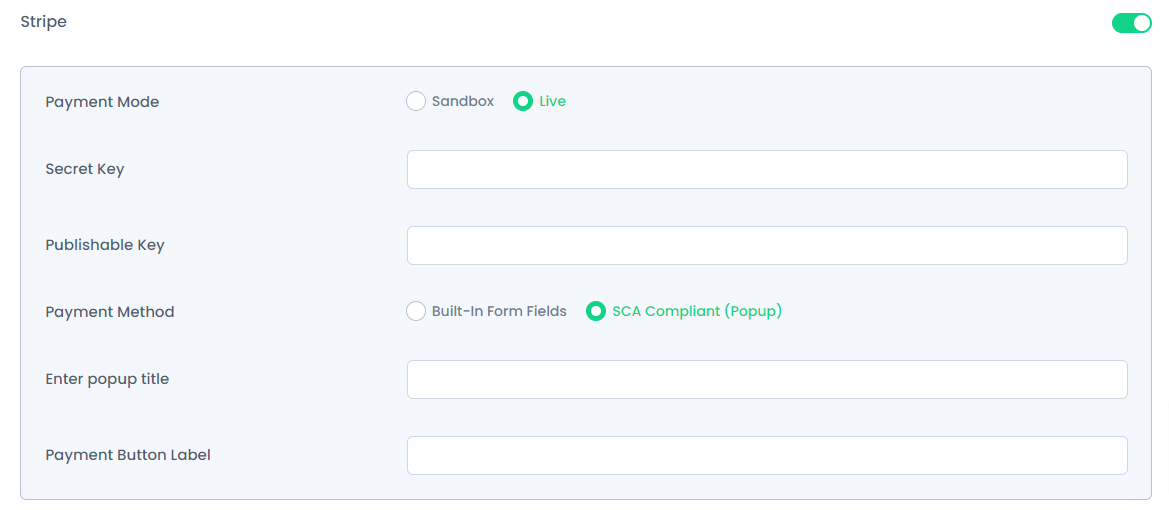 stripe sca payment