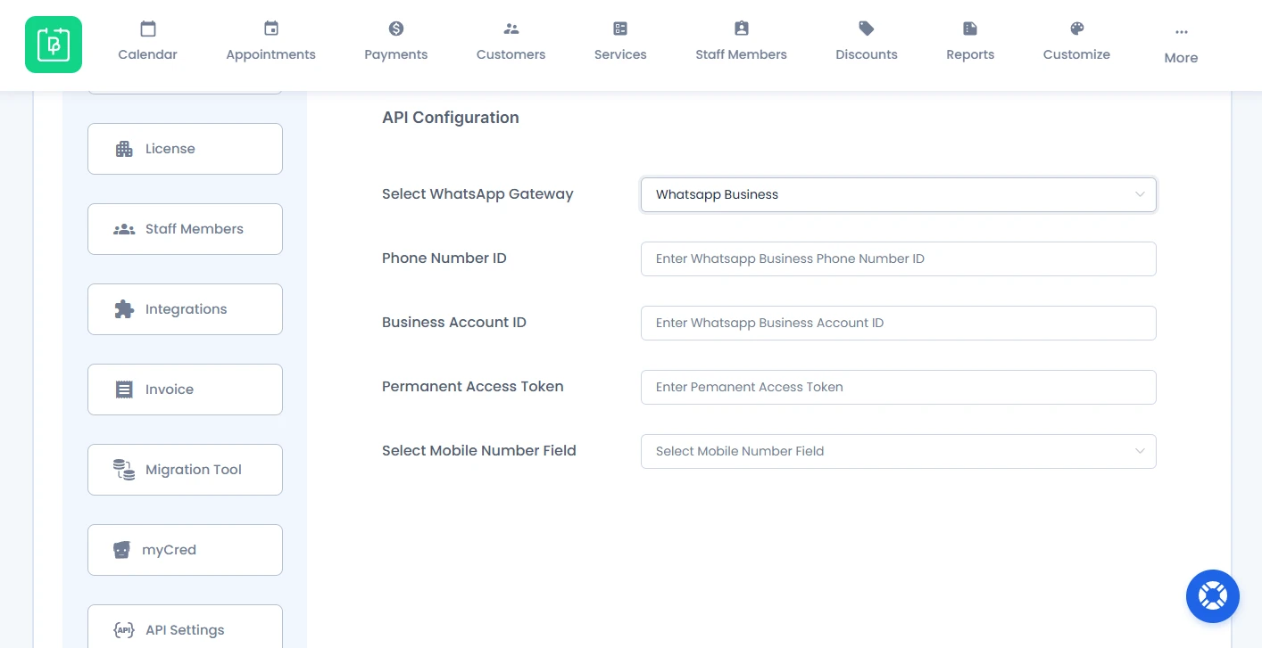Whatsapp Business Meta Configuration