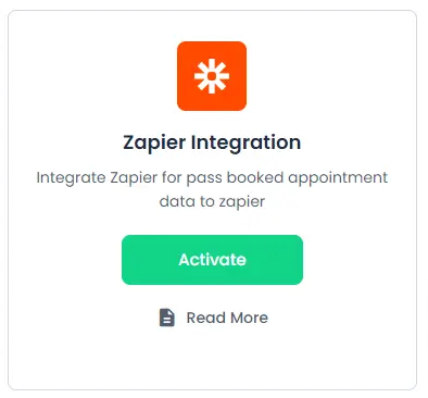 Zapier Integration with WordPress booking plugin