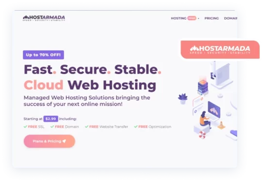 HostArmada web hosting