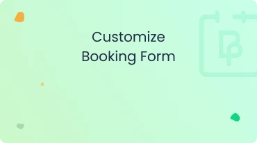 customize booking form