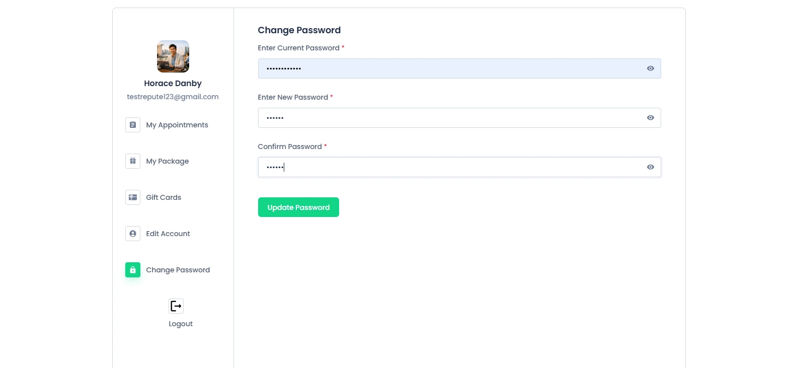 Change Password