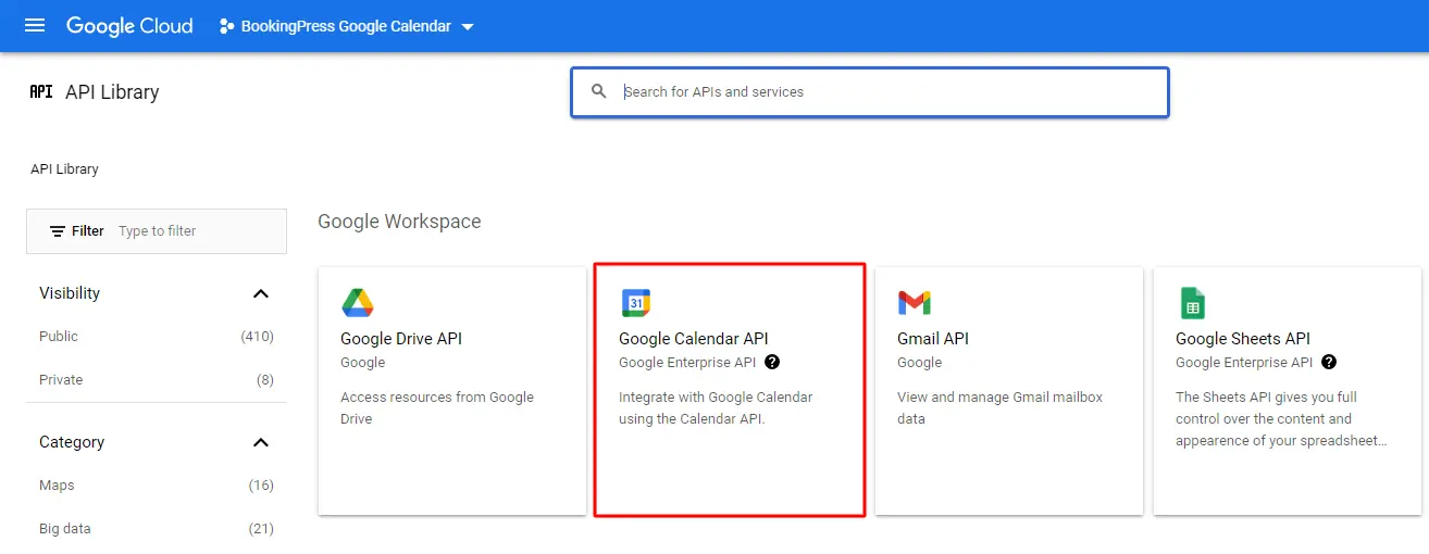 Google Calendar API