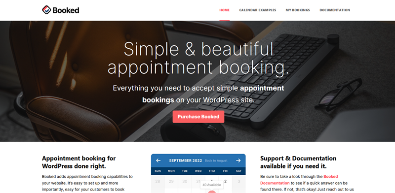 Booked WordPress Appointment Plugin