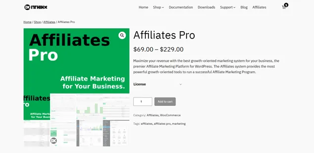 Affiliates Pro by itthinx