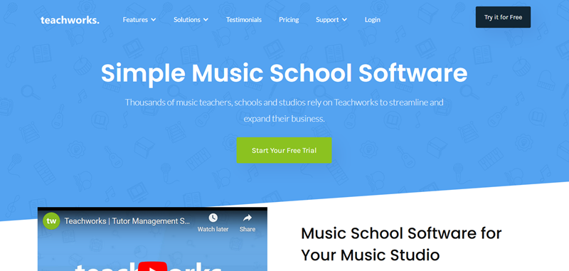 Teachworks Music School Software
