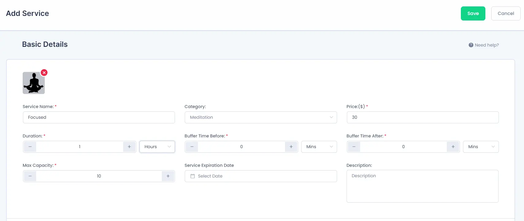 configure service