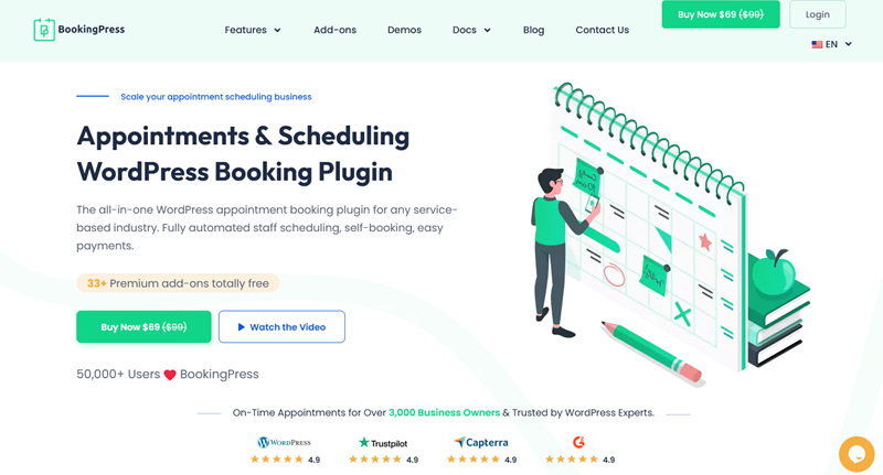 BookingPress Appointment Scheduling Software