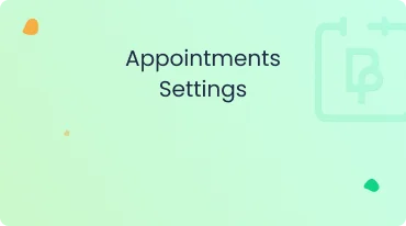 BookingPress Appointment Settings