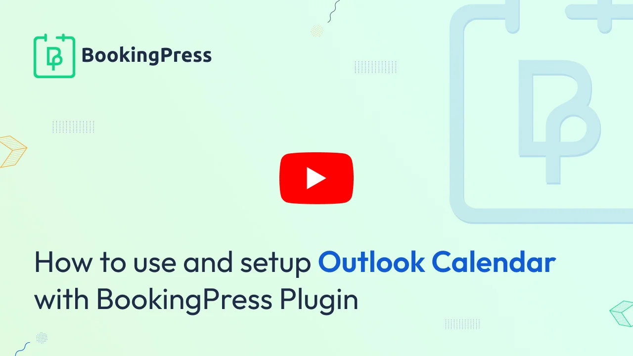 Outlook Calendar Integration with BookingPress