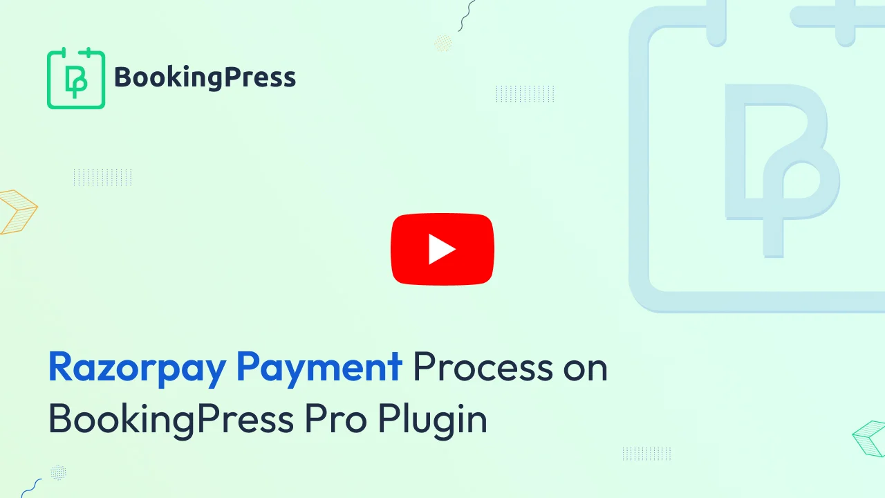 Razorpay Payment Gateway of BookingPress
