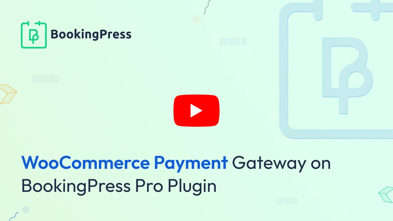 WooCommerce Add-on of BookingPress