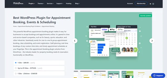 MotoPress Appointment Booking