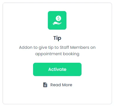 activate tip addon