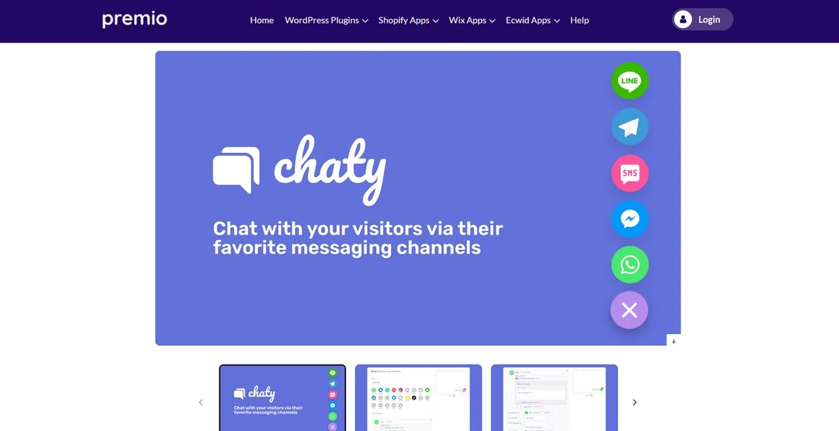 Chaty Livechat WordPress Plugin