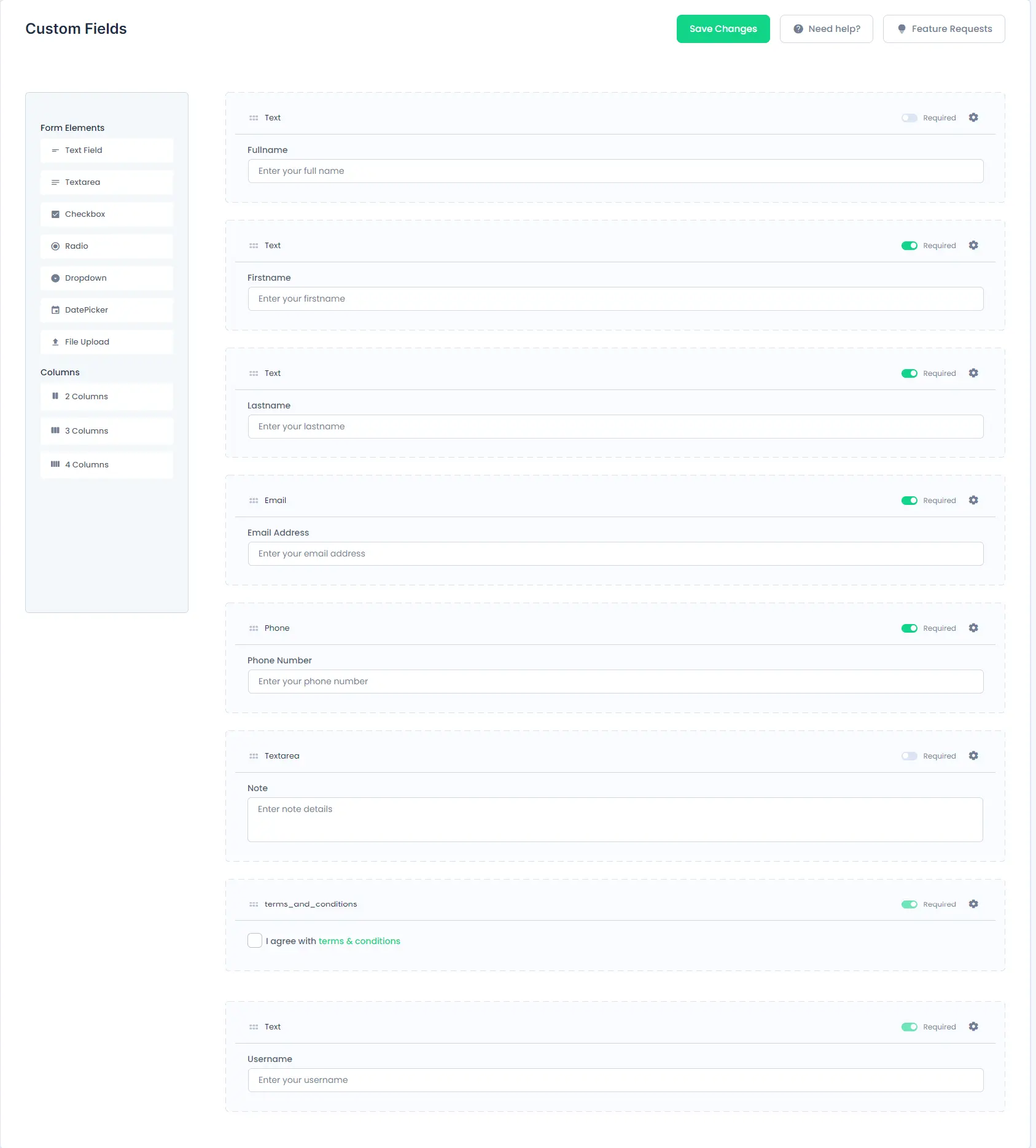 Customize Custom Fields