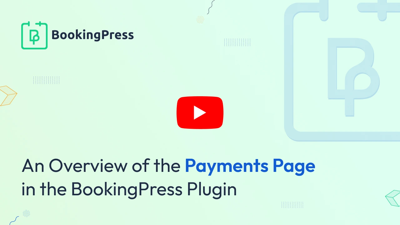 BookingPress Payment Page Overview