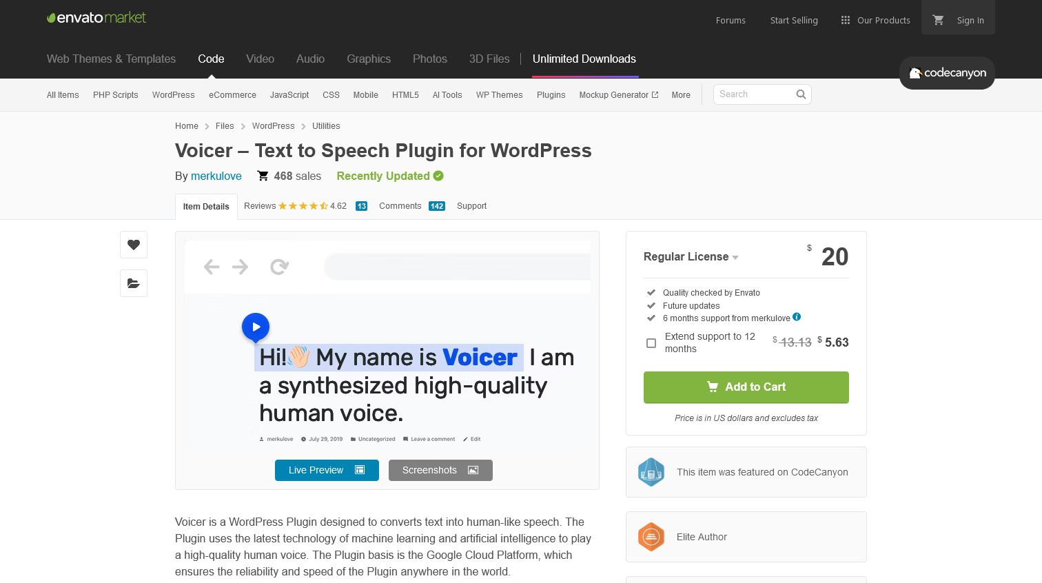 Voicer - Text-to-Speech AI Converter