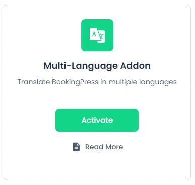 Multi-Language Addon