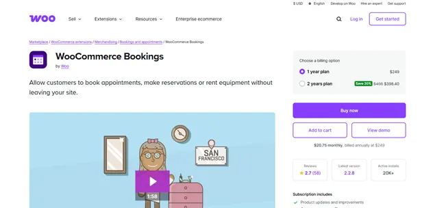 WooCommerce Bookings