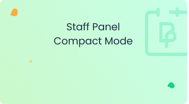 Staff Panel Compact Mode