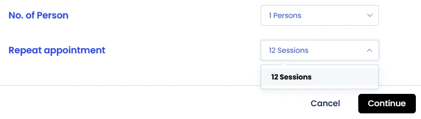 Fixed Recurring Appointments