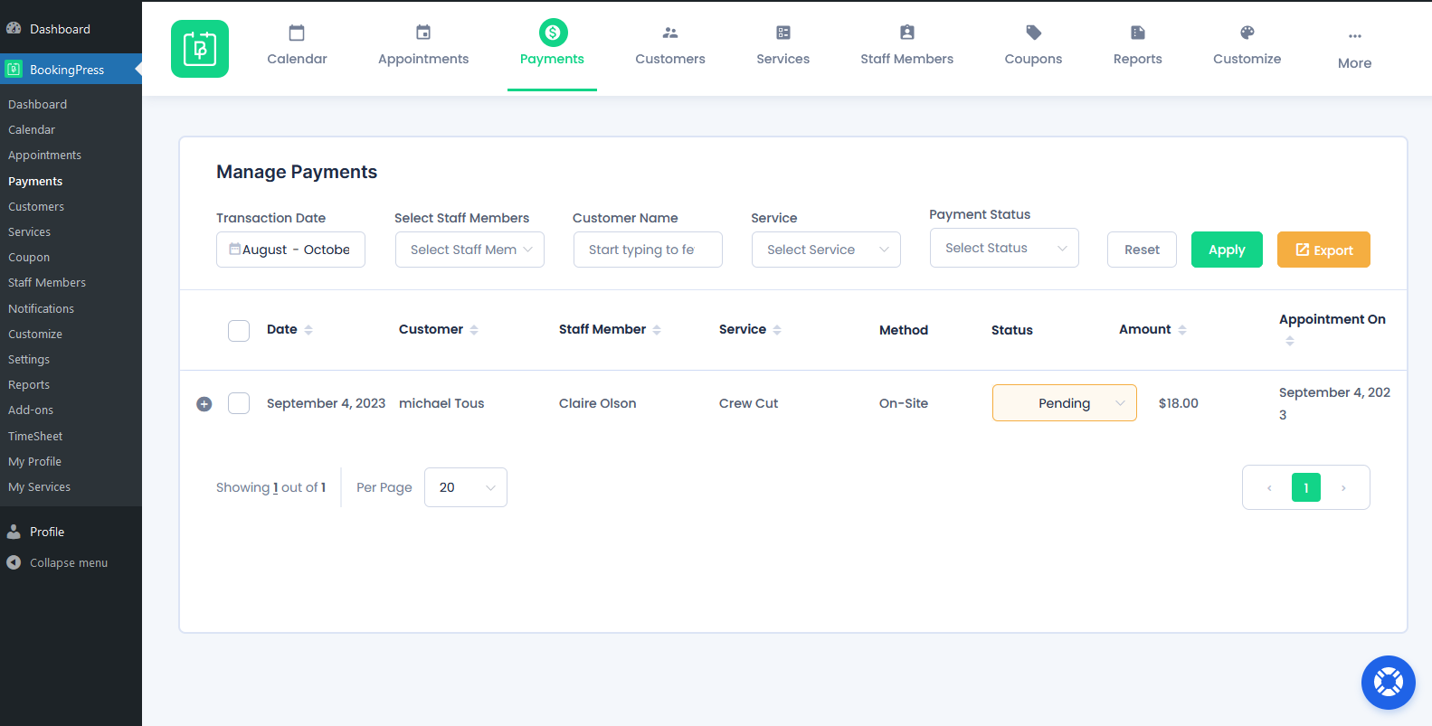 setting up payment methods