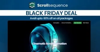 Scrollsequence Black Friday WordPress Deal