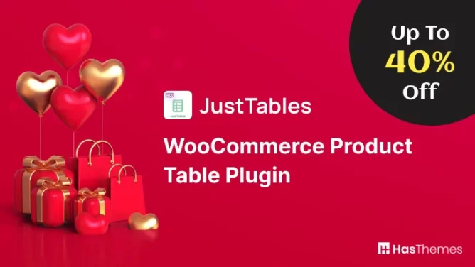 JustTables - WooCommerce Product Table Plugin