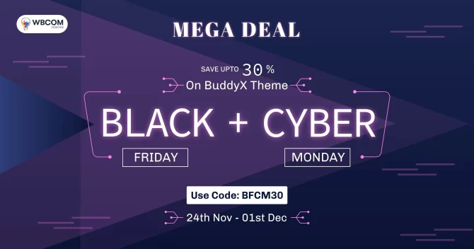 BuddyX Pro Theme Black Friday Deals