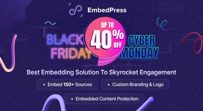 EmbedPress Black Friday