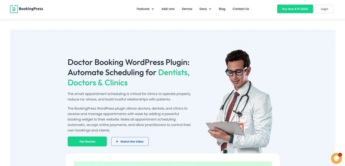 BookingPress - Doctor Appointment Reminder Software
