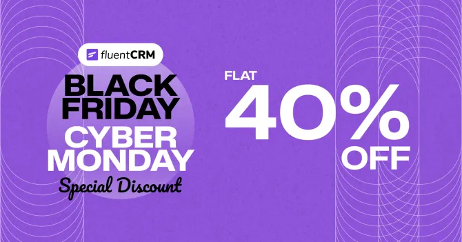 FluentCRM WordPress Black Friday