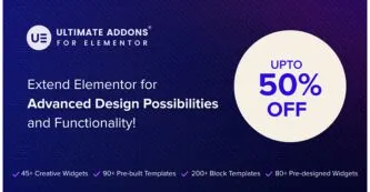 Ultimate Addons for Elementor WordPress Black Friday