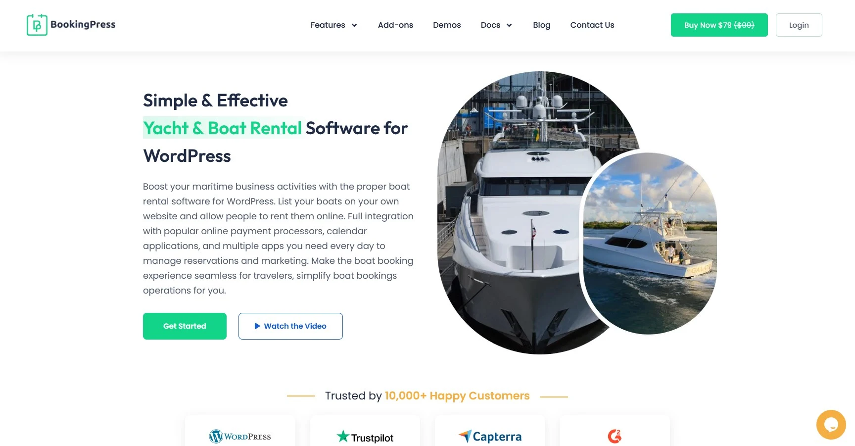 BookingPress for Yacht Rental Business